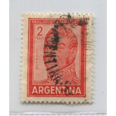 ARGENTINA 1959 GJ 1134 EL 2 PESOS CARA RAYADA DE PERFECTA CONDICION LUJO Y SUMAMENTE RARA U$ 250